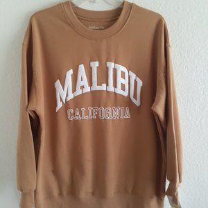 Malibu California Sweatshirt NWT